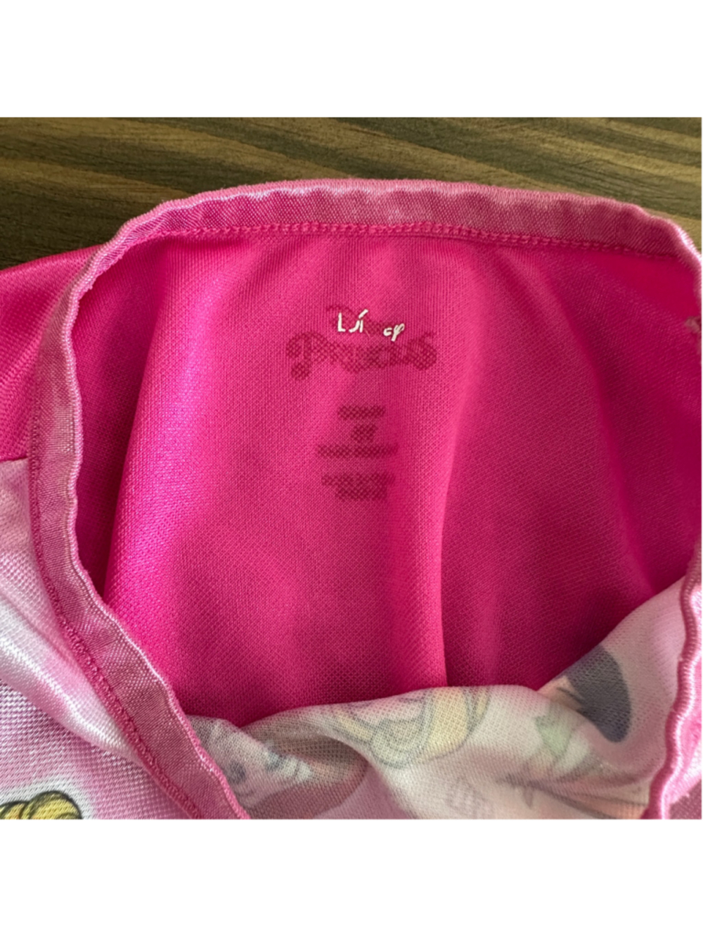 Girls Disney Princess Dress Size 4T Pink Rainbow Tulle Cinderella Ariel Rapunzel - Picture 2 of 7